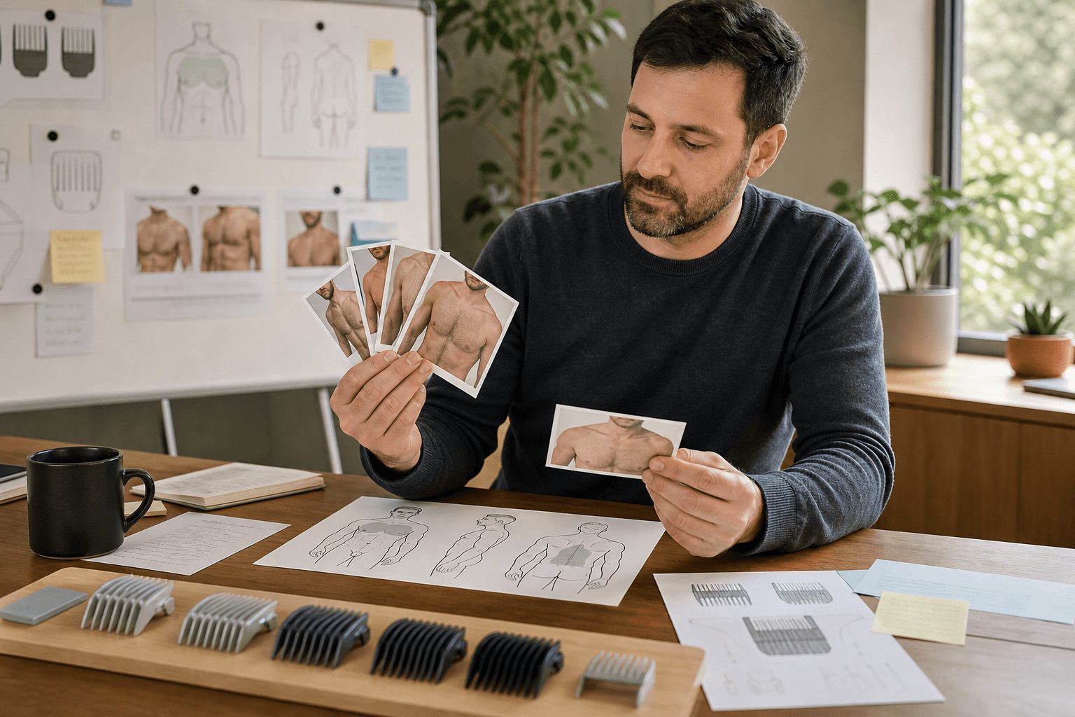 Consumer-use research translated into guide-comb size pianificazione
