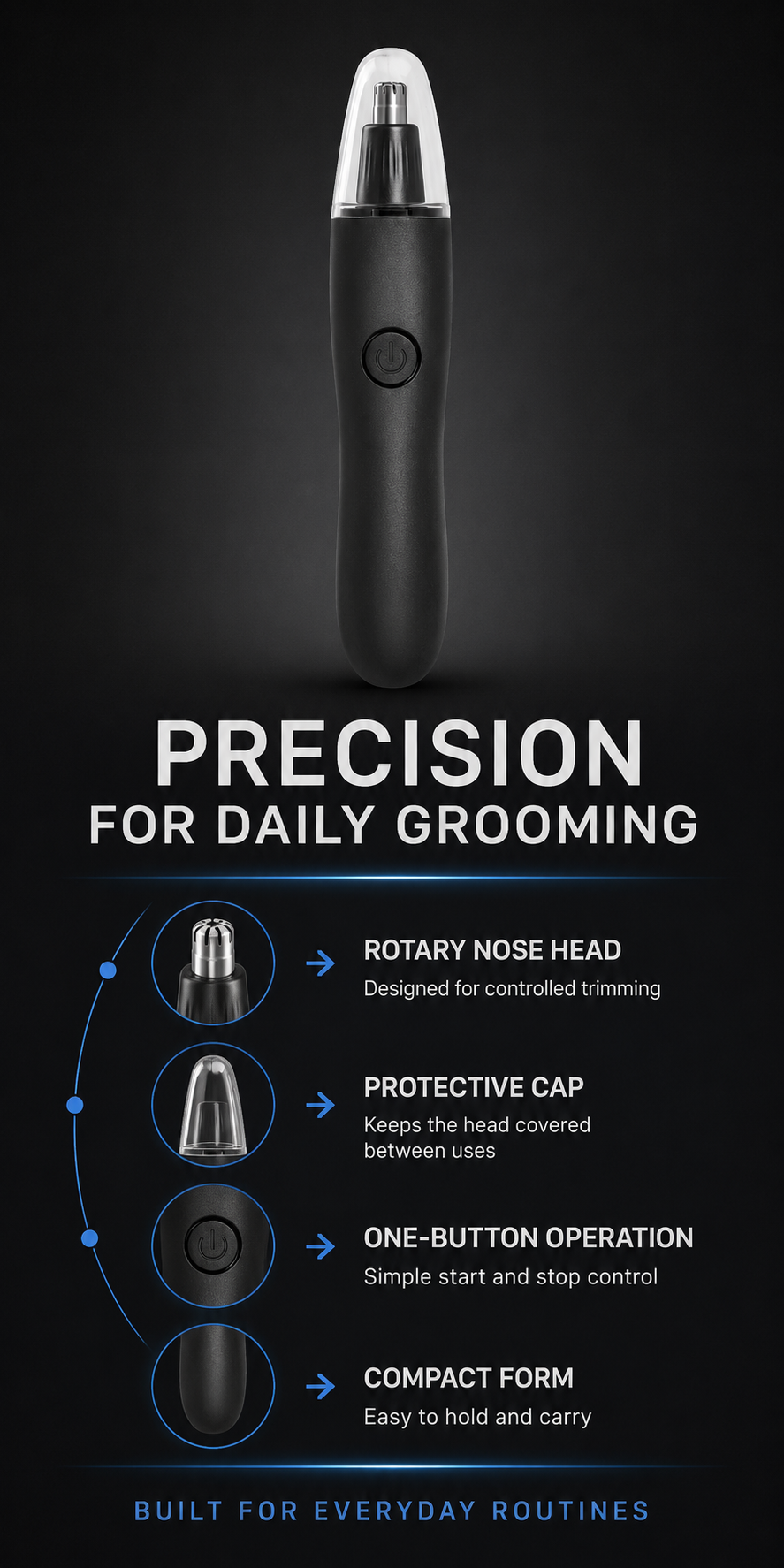 NC-006 nose trimmer OEM detail image 2