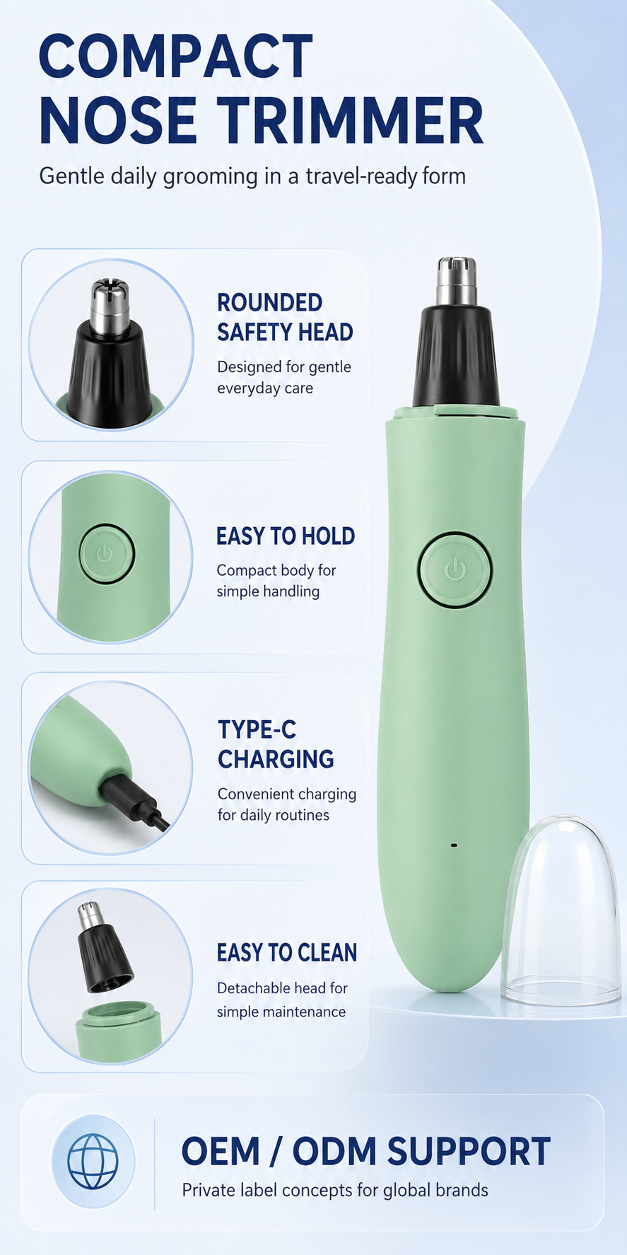 NC-007 nose trimmer OEM detail image 1